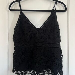 Abercrombie & Fitch Black Lace Top